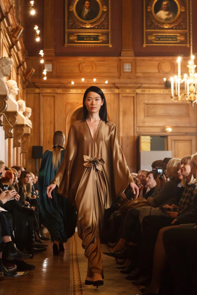 Throwback of 70 years of creation. Fashion Show at Académie des Beaux-Arts - 2016