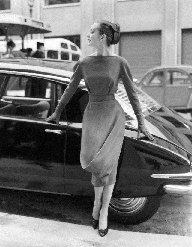 Robe cocktail. Création Haute Couture - 1957