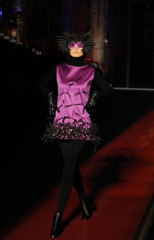 Fashion show &quot;De Sade&quot; collection. Pierre Cardin Haute Couture Creation - 2008