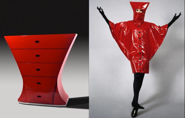 Similitude. Pierre Cardin Haute Couture Creation
Coat and Furniture - 
