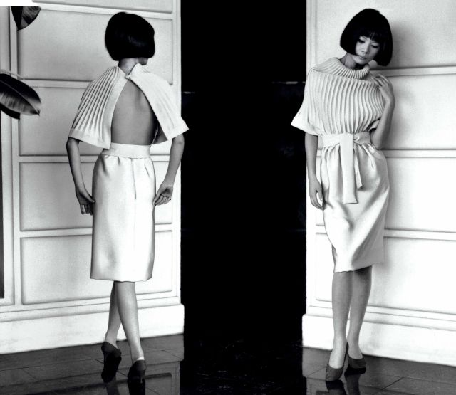 Pierre Cardin: 1963 - He wants to democratize Haute Couture and develop Prêt-à-Porter feminine.